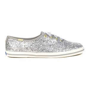 Kate spade silver sparkle keds